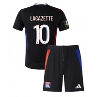 Dječji Nogometni Dres Olympique Lyonnais Alexandre Lacazette #10 Gostujuci 2024-25 Kratak Rukav (+ Kratke hlače)